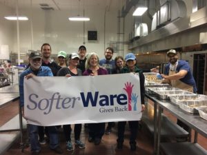 Softerware Givesback team volunteering